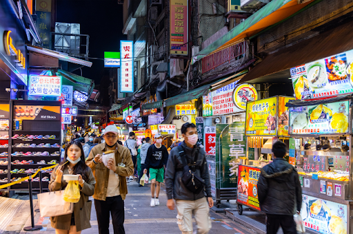 món ăn chợ đêm ở Đài Loan