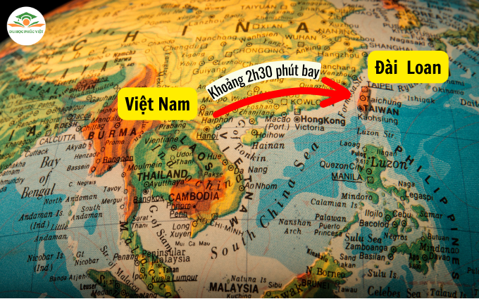 Bản đồ Việt Nam Và Đài Loan